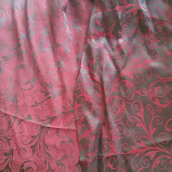 unbranded Accessories - Scarf hijab wrap navy blue and burgandy red